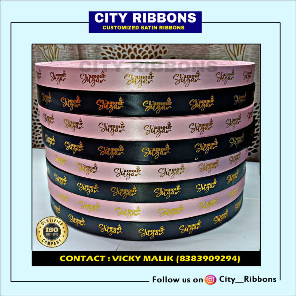 Gold Foil Printed Ribbon - Image 4