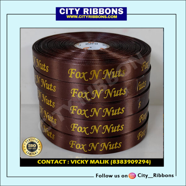 Gold Foil Printed Ribbon - Image 6