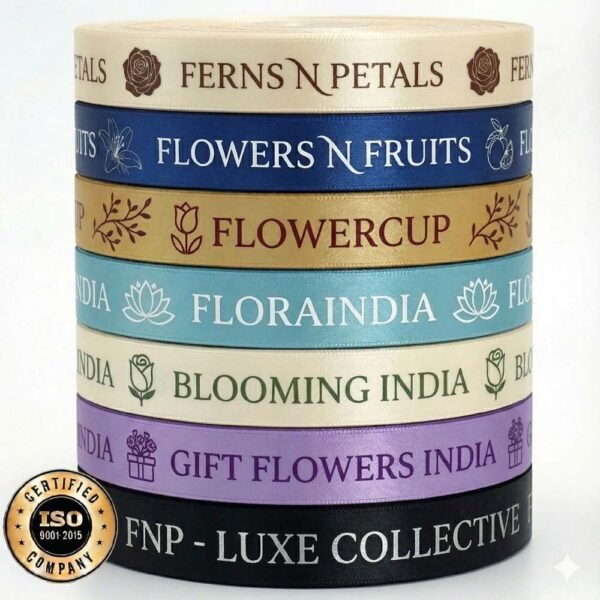 Floreete Ribbon Flower Printed Ribbon | Custom & Personalized Floral Ribbon