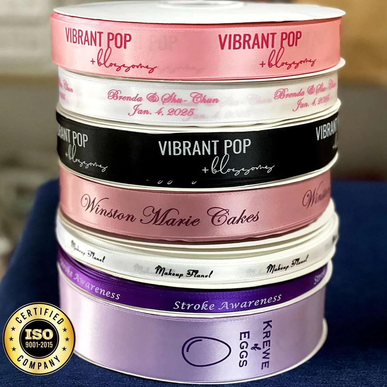 Custom Printed Ribbon for gift wrapping