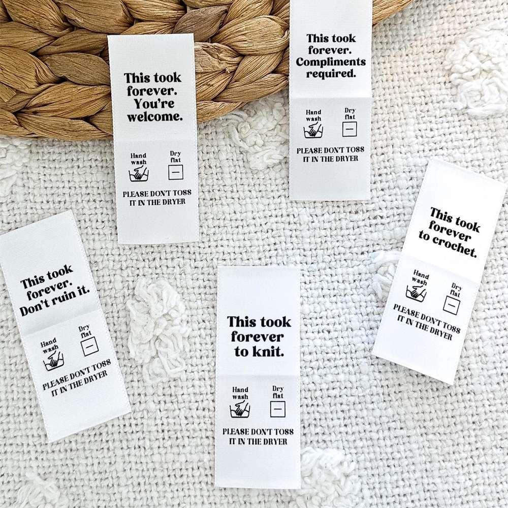 Printed Satin Labels