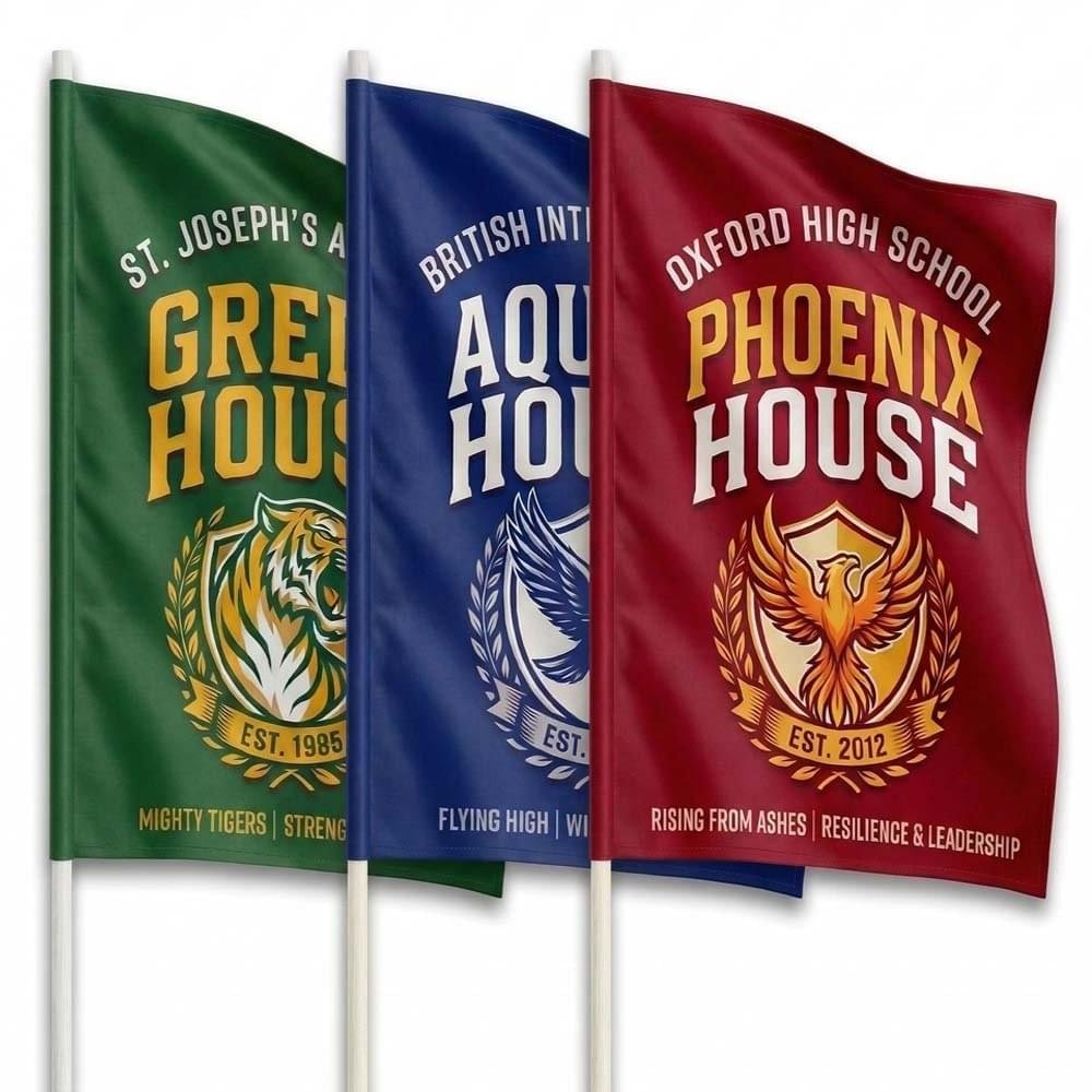Best Custom Printed Flags for School House Events